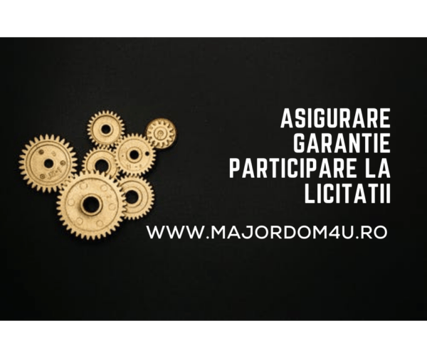 asigurare garantie participare licitatii